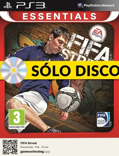 FIFA Street PlayStation 3, PAL box front