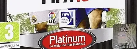 FIFA 10, the PEGI square on its front