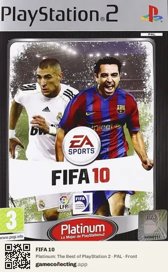 FIFA 10 PlayStation 2, PAL box front