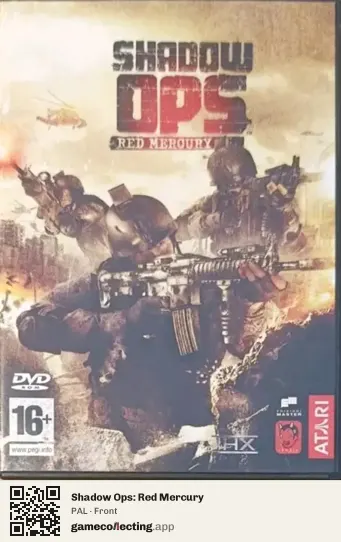 Shadow Ops: Red Mercury Computer, PAL box front