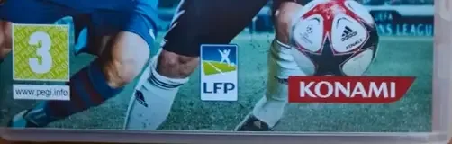 Pro Evolution Soccer 2010, the PEGI square on its front