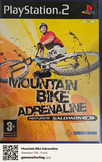 Mountain Bike Adrenaline PlayStation 2, PAL box front