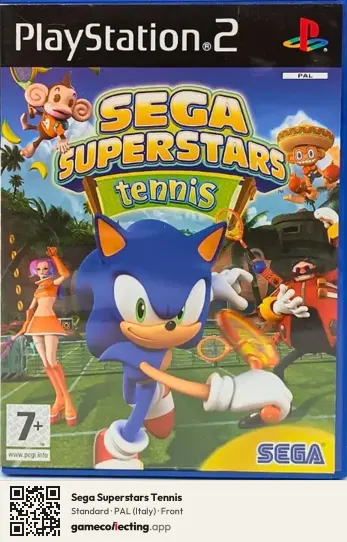 Sega Superstars Tennis PlayStation 2, Italy box front