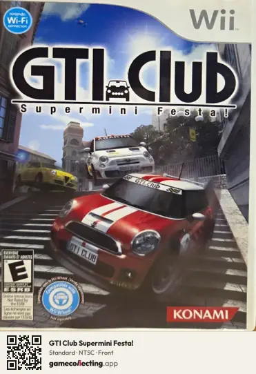 GTI Club Supermini Festa! Nintendo Wii, NTSC box front
