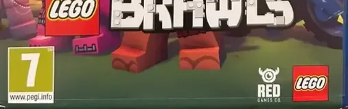 LEGO Brawls, the PEGI square on its front