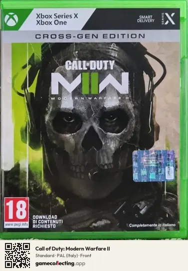 Call of Duty: Modern Warfare II Xbox Series X, Italy box front