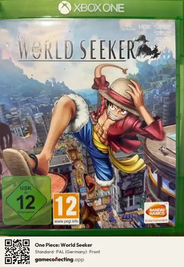 One Piece: World Seeker Xbox One, Germany box front