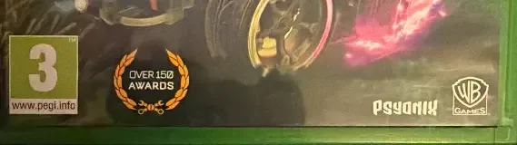 Rocket League, the PEGI square on its front