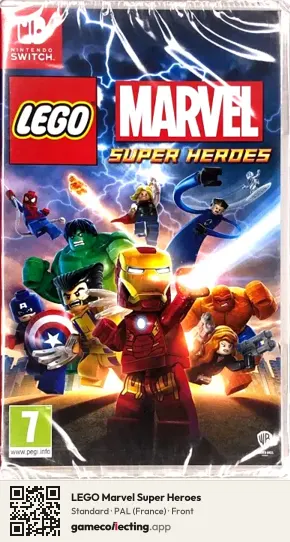 LEGO Marvel Super Heroes Nintendo Switch, France box front