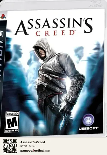 Assassin's Creed PlayStation 3, NTSC box front