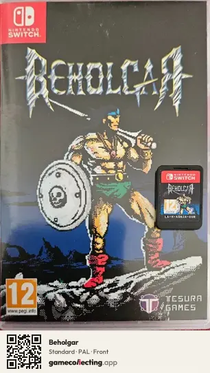 Beholgar Nintendo Switch, PAL box front