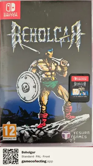 Beholgar Nintendo Switch, PAL box front