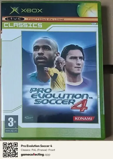 Pro Evolution Soccer 4 Xbox, France box front
