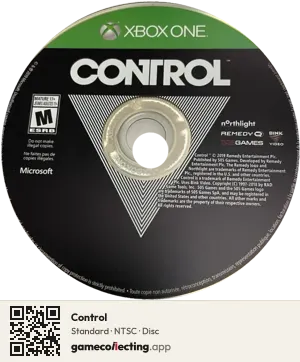 Control Xbox One, NTSC disc