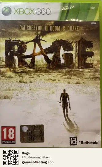 Rage Xbox 360, Germany box front