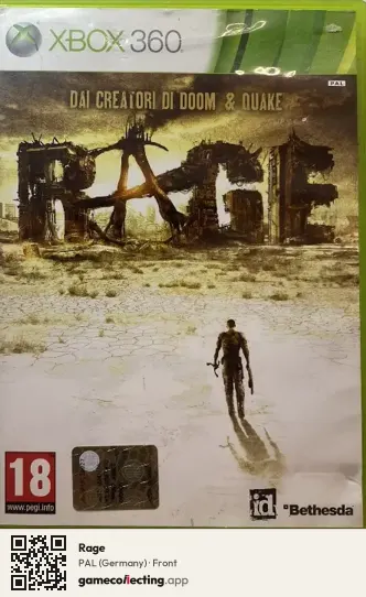 Rage Xbox 360, Germany box front
