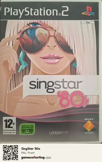 SingStar '80s PlayStation 2, PAL box front