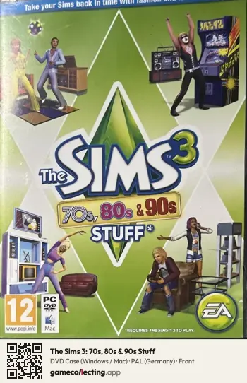 The Sims 3: 70s, 80s & 90s Stuff Computer, Germany box front