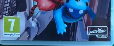 Gang Beasts, the PEGI square on its front