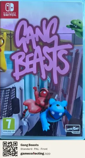 Gang Beasts Nintendo Switch, PAL box front