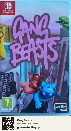 Gang Beasts Nintendo Switch, PAL box front
