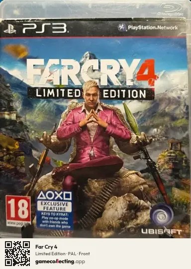 Far Cry 4 PlayStation 3, PAL box front