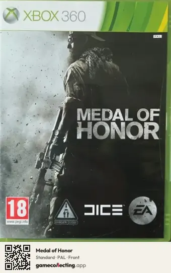Medal of Honor Xbox 360, PAL box front