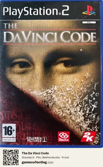 The Da Vinci Code PlayStation 2, Netherlands box front