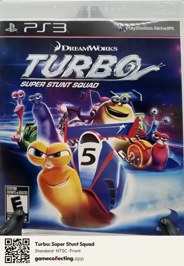 Turbo: Super Stunt Squad PlayStation 3, NTSC box front
