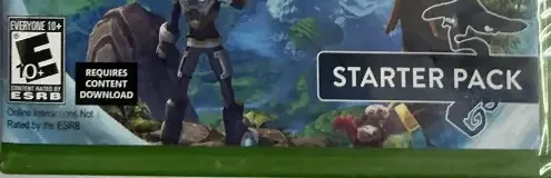 Project Spark, the ESRB box on its front