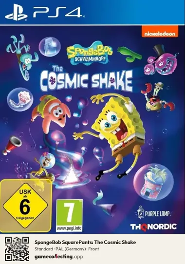 SpongeBob SquarePants: The Cosmic Shake PlayStation 4, Germany box front