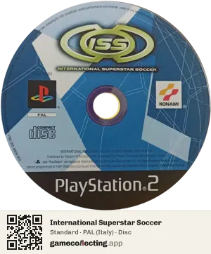 International Superstar Soccer PlayStation 2, PAL disc