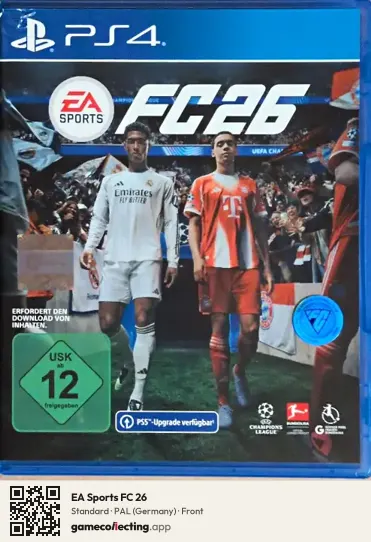 EA Sports FC 26 PlayStation 4, Germany box front