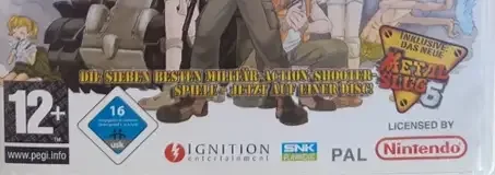 Metal Slug Anthology, the PEGI square on its front
