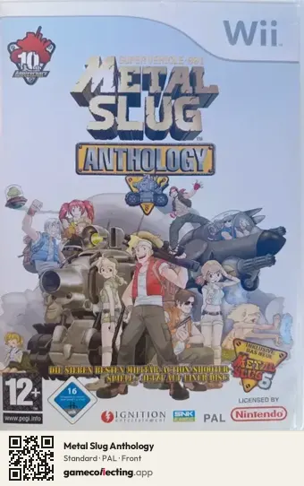 Metal Slug Anthology Nintendo Wii, PAL box front