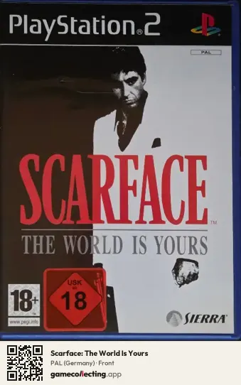 Scarface: The World Is Yours PlayStation 2, Germany box front