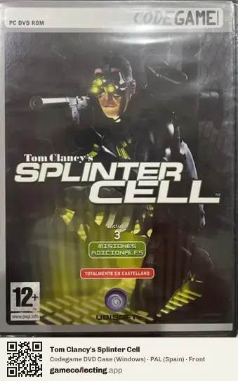 Tom Clancy's Splinter Cell Computer, Spain box front
