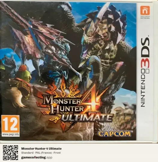 Monster Hunter 4 Ultimate Nintendo 3DS, France box front