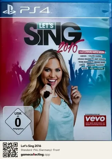 Let's Sing 2016 PlayStation 4, Germany box front