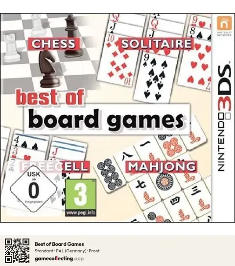 Best of Board Games Nintendo 3DS, Germany box front