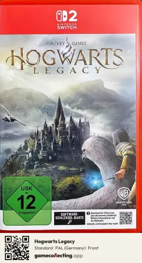 Hogwarts Legacy Nintendo Switch 2, Germany box front