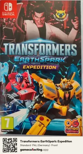 Transformers: EarthSpark: Expedition Nintendo Switch, Germany box front