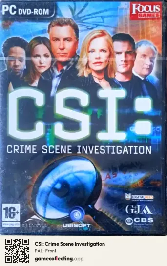 CSI: Crime Scene Investigation Computer, PAL box front