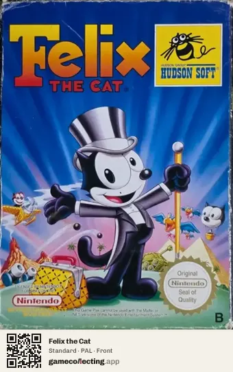Felix the Cat Nintendo Entertainment System, PAL box front