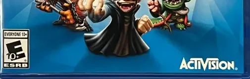 Skylanders: Trap Team, the ESRB box on its front