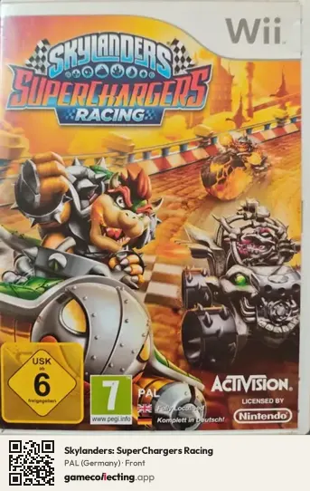 Skylanders: SuperChargers Racing Nintendo Wii, Germany box front