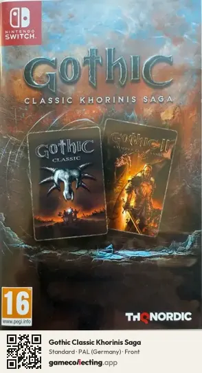 Gothic Classic Khorinis Saga Nintendo Switch, Germany box front