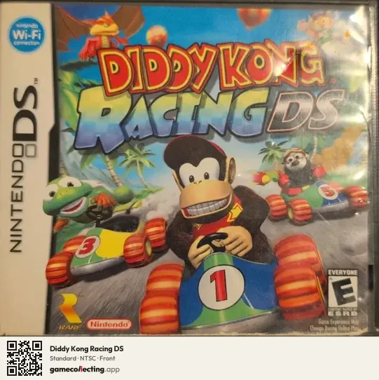 Diddy Kong Racing DS Nintendo DS, NTSC box front