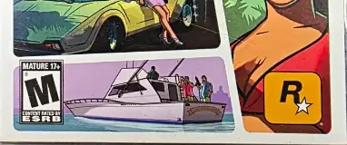 Grand Theft Auto: Vice City Stories, the ESRB box on its front