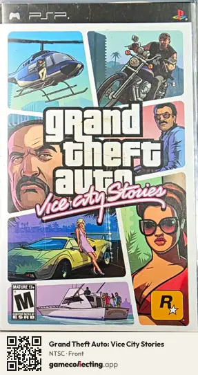 Grand Theft Auto: Vice City Stories PlayStation Portable, NTSC box front